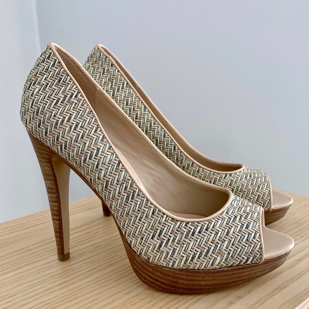 RW&CO Open Toe Heels